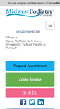 Mobile Screenshot of midwestpodiatrycenters.com